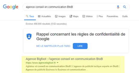 Découvrez comment notre site bénéfice d'un référencement exceptionnel sur gooldle.